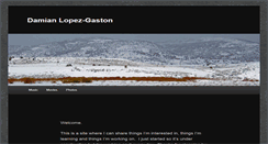 Desktop Screenshot of damianlopezgaston.com